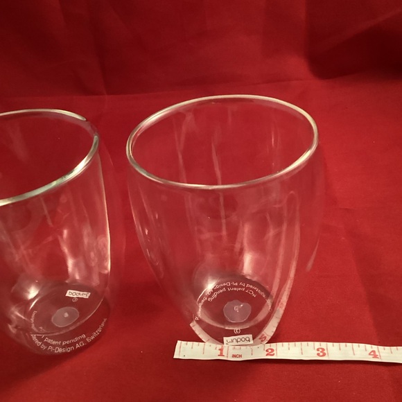 Two Bodum Pavina Double Wall Glasses lot - Picture 6 of 8